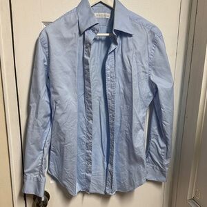 Enzo Custom xs Light Blue Button-Up Shirt